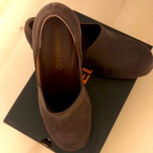 Merrill Emma Suede Slip on Shoes